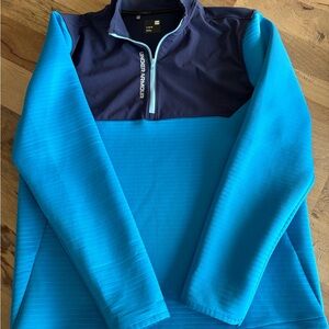 Under Armour Dark Blue Jacket with Light Blue Accents